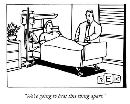 "We're going to beat this thing apart."