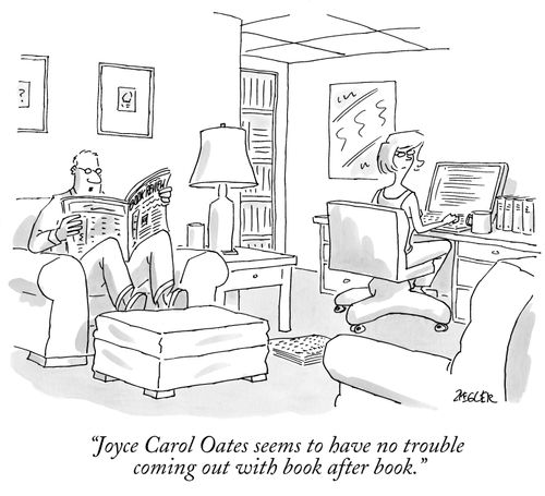 "Joyce Carol Oates seems to have no trouble coming out with book after book."