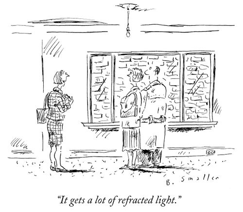 "It gets a lot of refracted light."