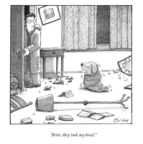 "Artie, they took my bowl."