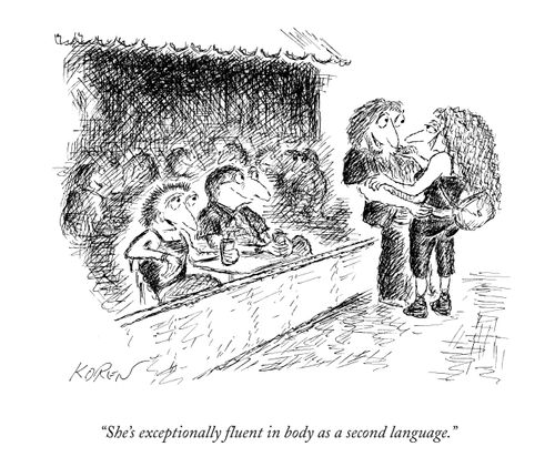 "She's exceptionally fluent in body as a second language."