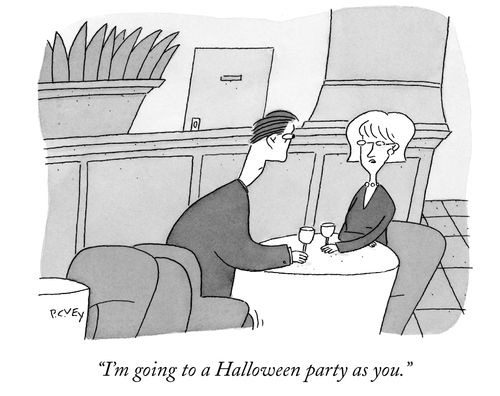 "I'm going to a Halloween party as you."
