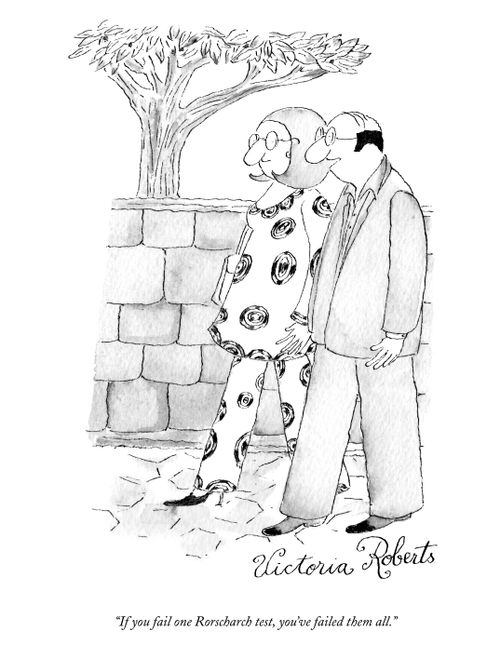 "If you fail one Rorschach test, you've failed them all."