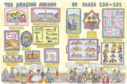 The amazing museum of pages 150-151
