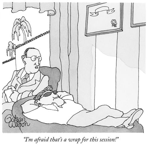 "I'm afraid that's a wrap for this session!"
