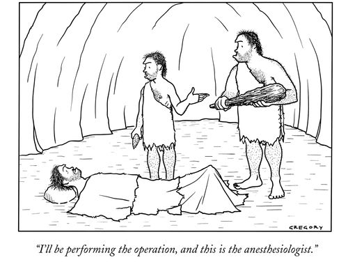 "I'll be performing the operation, and this is the anesthesiologist."