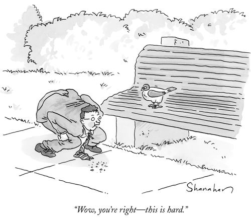 "Wow, you're right—this is hard."