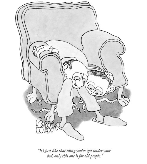 "It's just like that thing you've got under your bed, only this one is for old people."