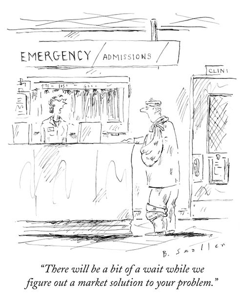 "There will be a bit of a wait while we figure out a market solution to your problem."