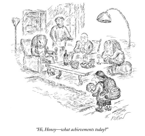 "Hi, Honey—what achievements today?"