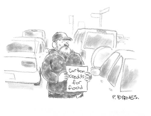 Carbon credits for food