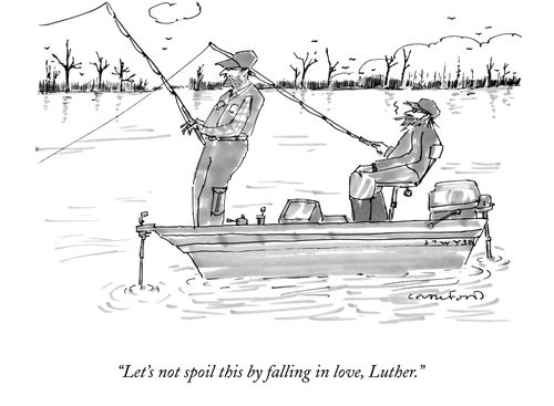 "Let's not spoil this by falling in love, Luther."