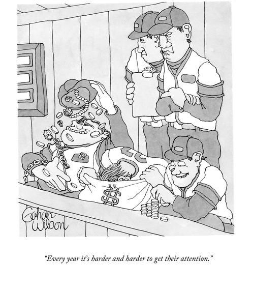 "Every year it's harder and harder to get their attention."