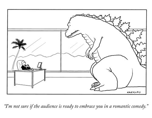 "I'm not sure if the audience is ready to embrace you in a romantic comedy."