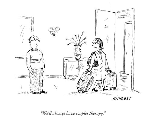 "We'll always have couples therapy."
