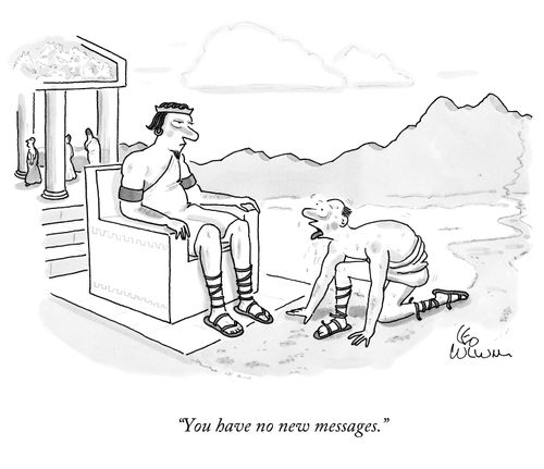 "You have no new messages."