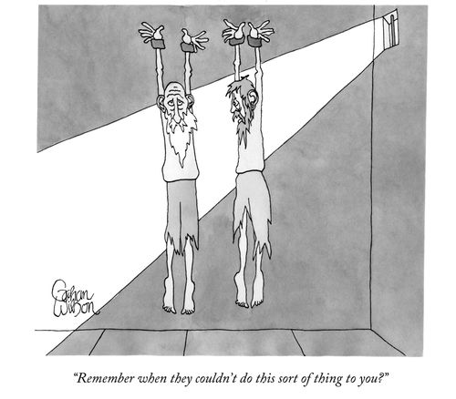 "Remember when they couldn't do this sort of thing to you?"