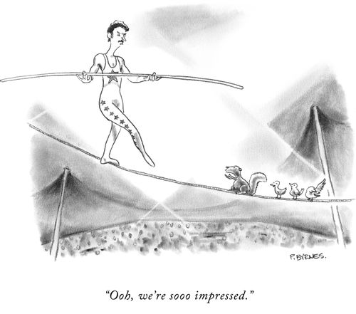 "Ooh, we're so impressed."