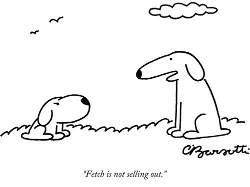 "Fetch is not selling out."