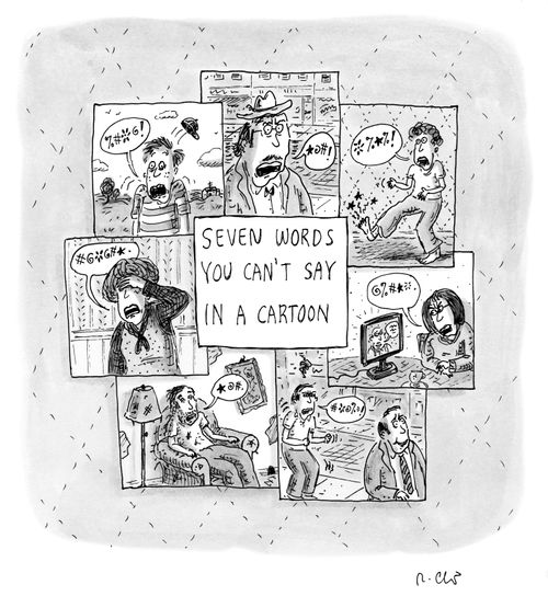 Seven Words You Can't Say in a Cartoon