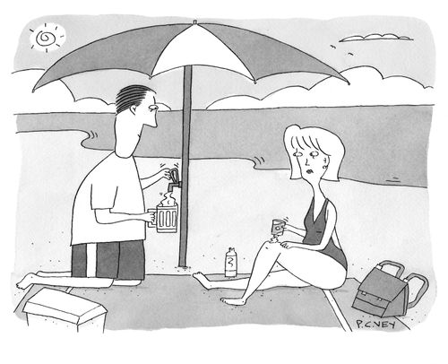 Beer Parasol.