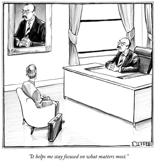 "It helps me stay focused on what matters most."
