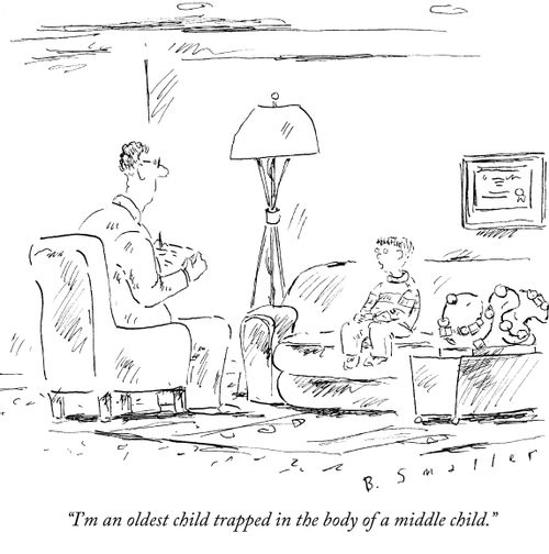 "I'm an oldest child trapped in the body of a middle child."