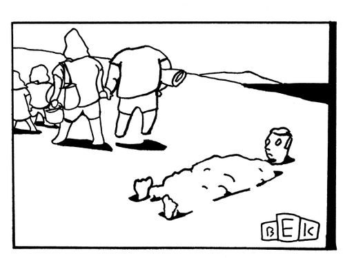 Man (Mostly) Left Buried In Sand