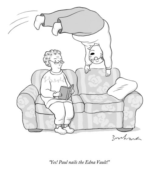 "Yes! Paul nails the Edna Vault!"