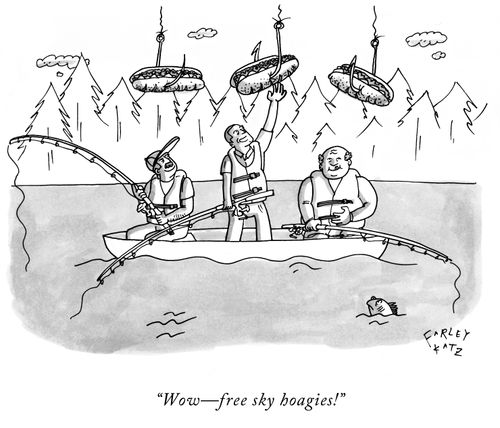 "Wow-free sky hoagies!"