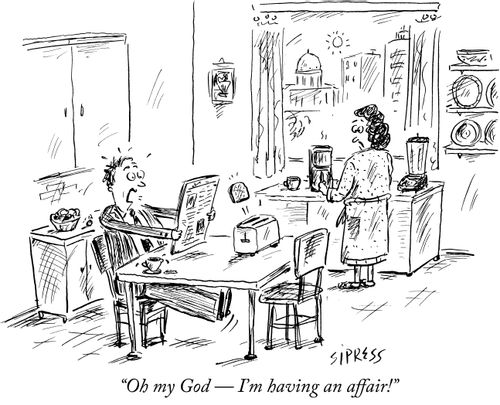 "Oh my God - I'm having an affair!"