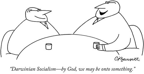 "Darwinian Socialism—by God, we may be onto something."
