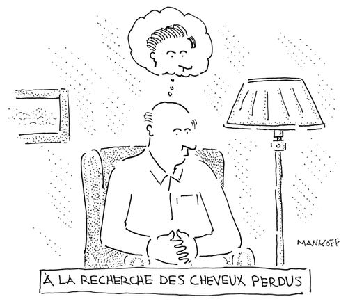A la recherche des cheveux perdus.