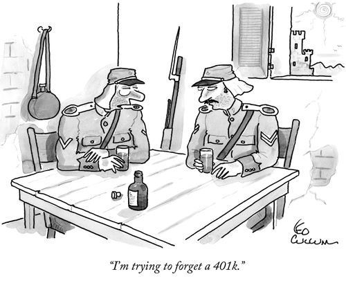 "I'm trying to forget a 401k."