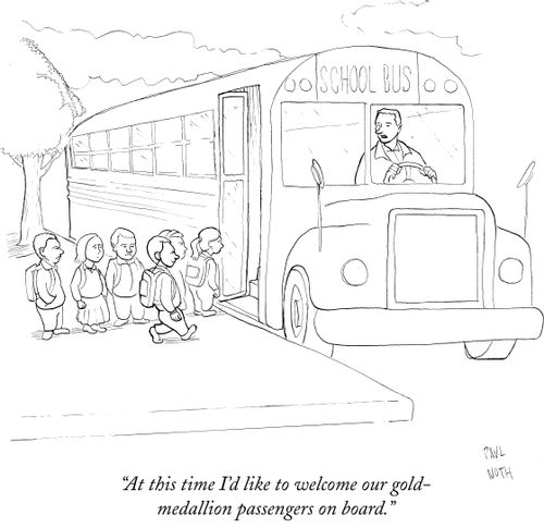 "At this time I'd like to welcome our gold-medallion passengers on board."