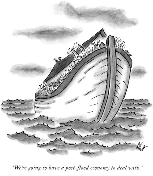 "We're going to have a post-flood economy to deal with."