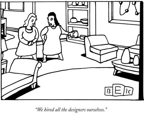 "We hired all the designers ourselves."