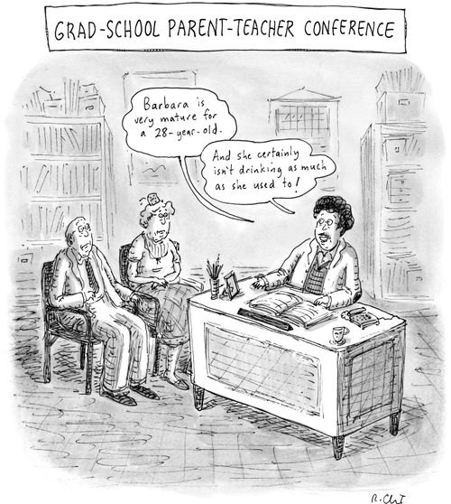Grad School Parent-Teacher Conference