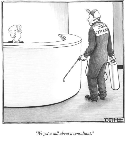 "We got a call about a consultant."