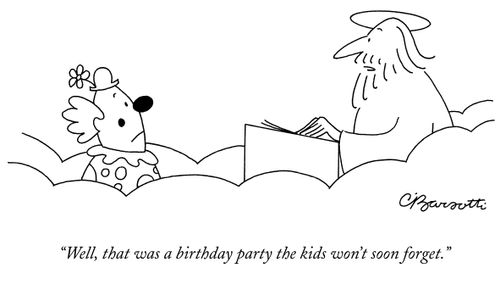 "Well, that was a birthday party the kids won't soon forget."