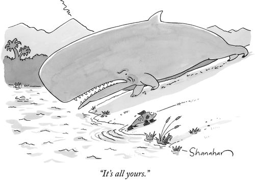 "It's all yours."