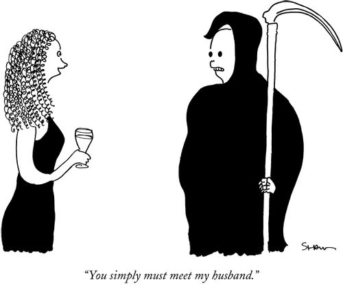 "You simply must meet my husband."