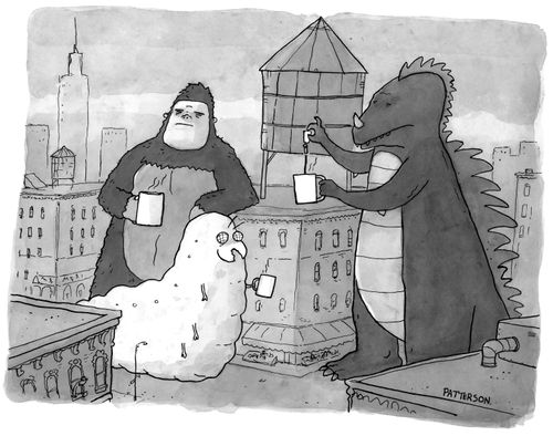 Giant Monsters At The Water Cooler