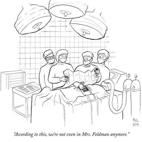 "According to this, we're not even in Mrs. Feldman anymore."
