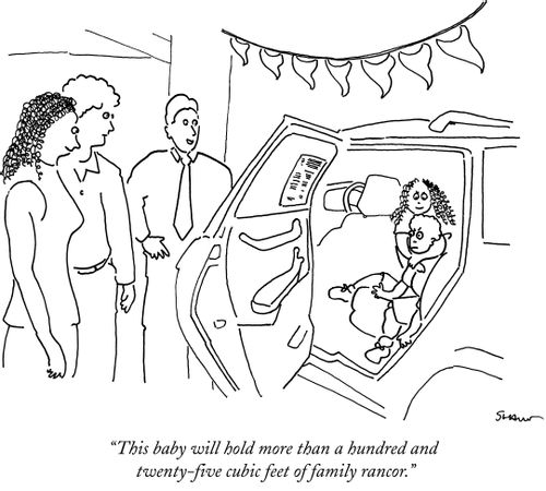 "This baby will hold more than a hundred and twenty-five cubic feet of family rancor."
