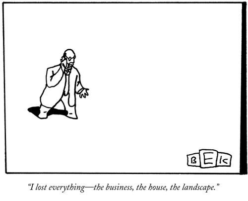 "I lost everything-the business, the house, the landscape."