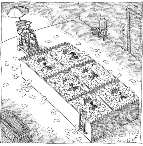 Office Pool of Paperwork.