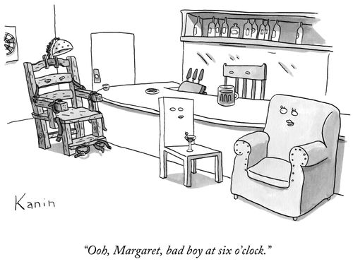 "Ooh Margaret, bad boy at six o'clock."