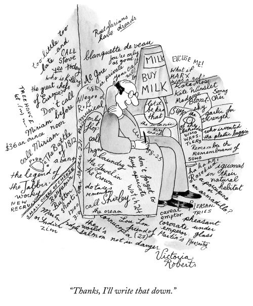 "Thanks, I'll write that down."