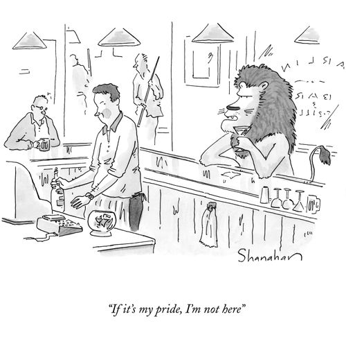 "If it's my pride, I'm not here"